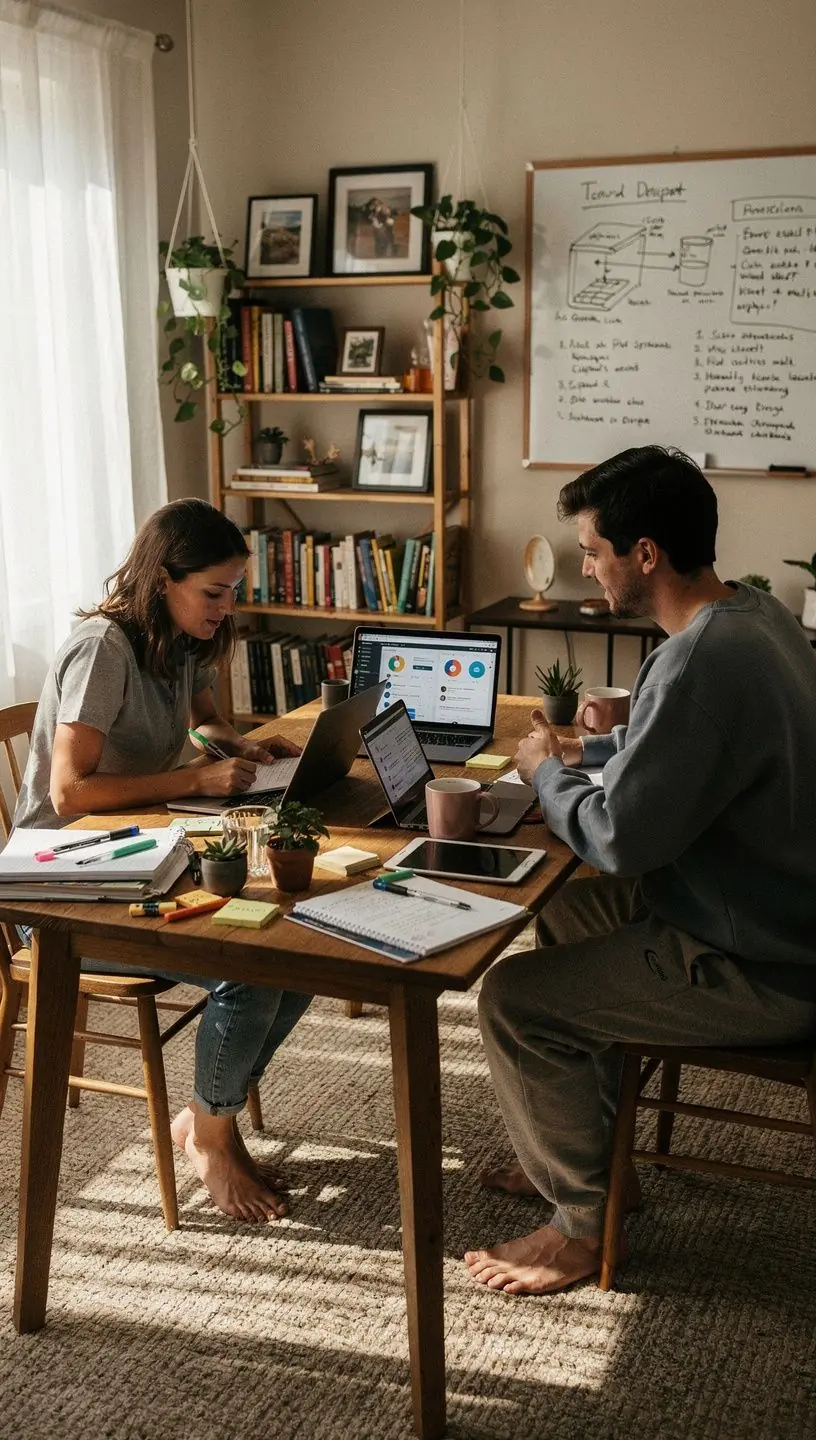 Team collaborating on adaptable digital workflows.