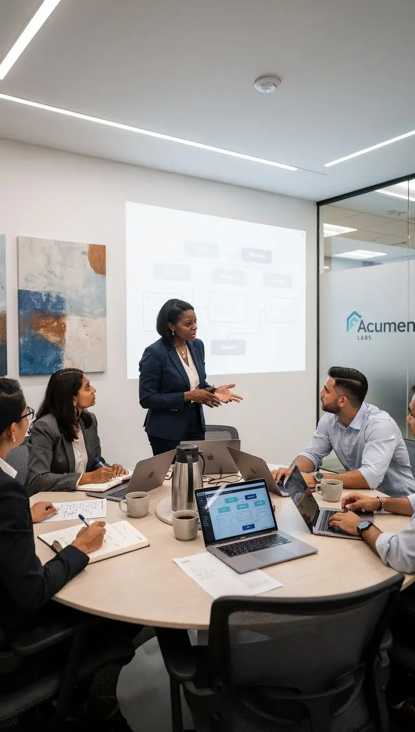 Modern office environment